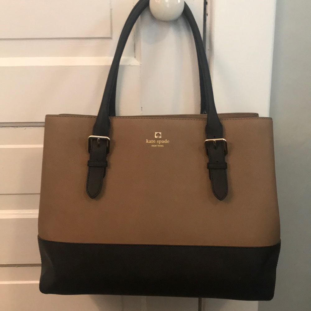 Kate Spade Tan and Black Tote
